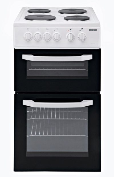 Beko - BD531A Twin - Electric Cooker - White/Ins/Del/Rec